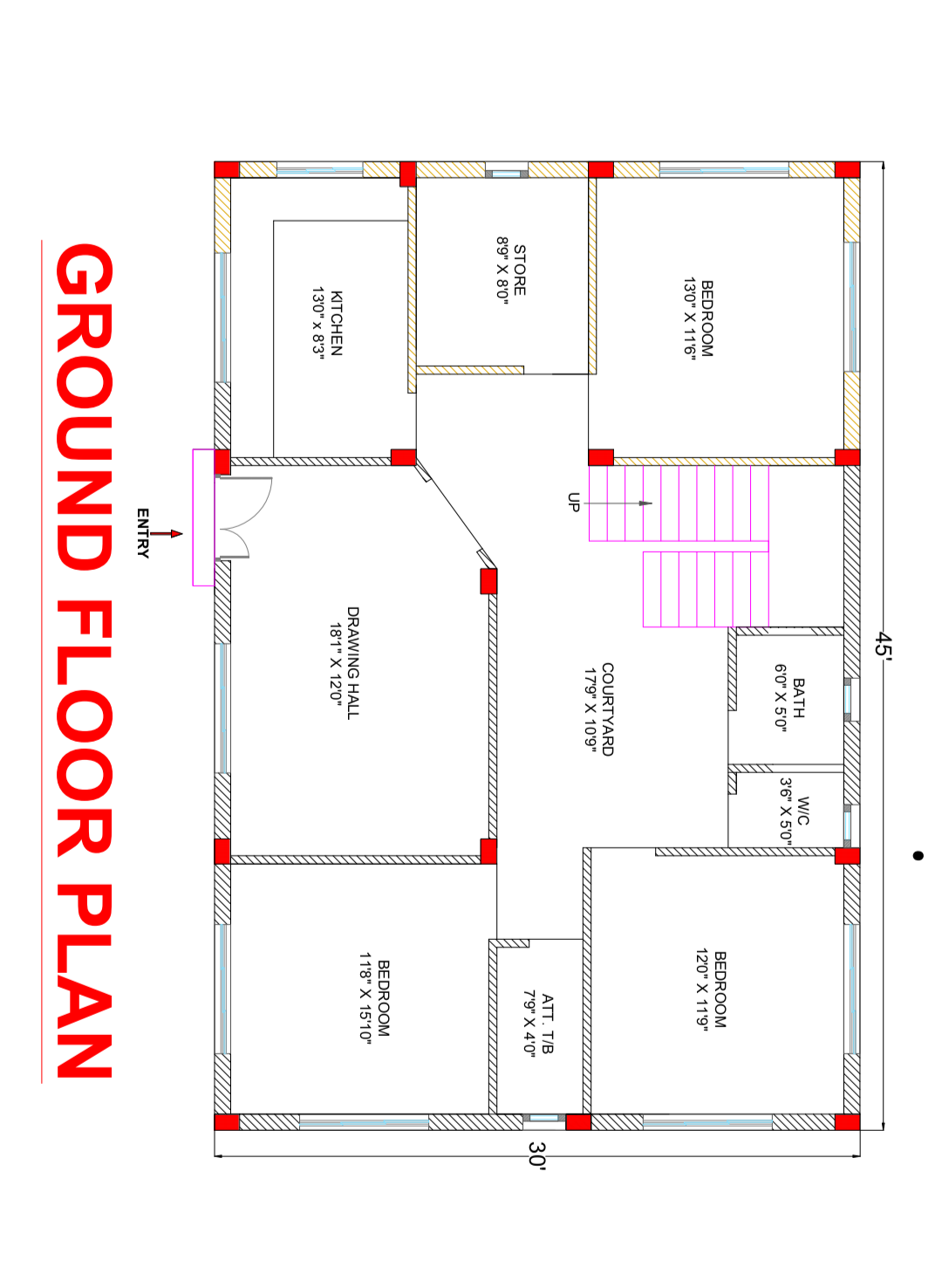 Residential Ground Plan