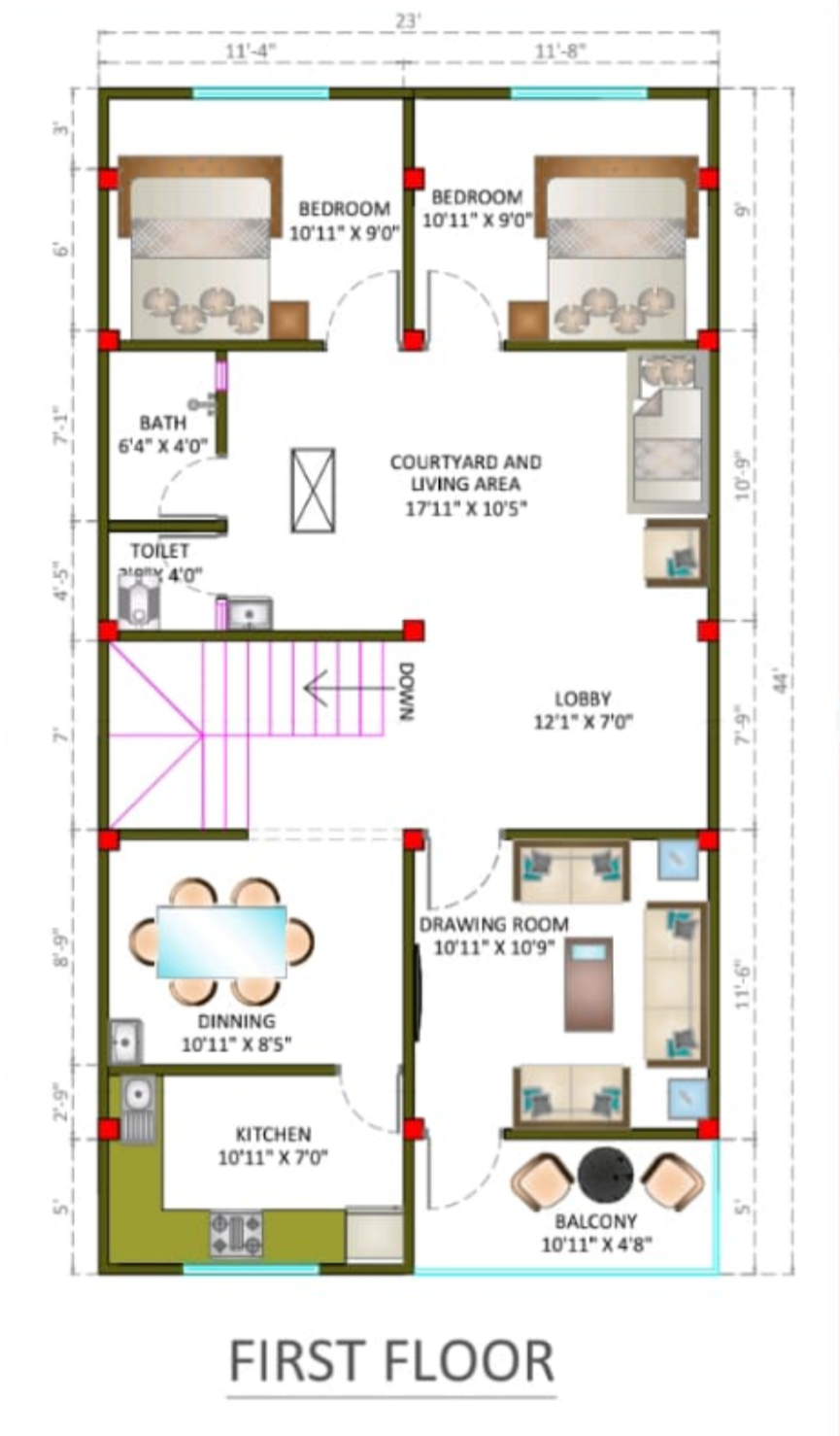 Residential First Floor Design