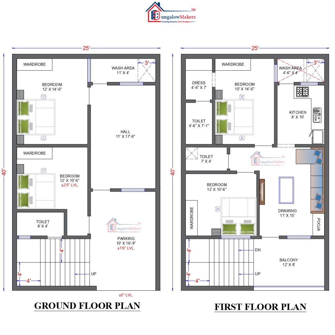 Best Vastu Tips for a 25x40 East Facing House Plan